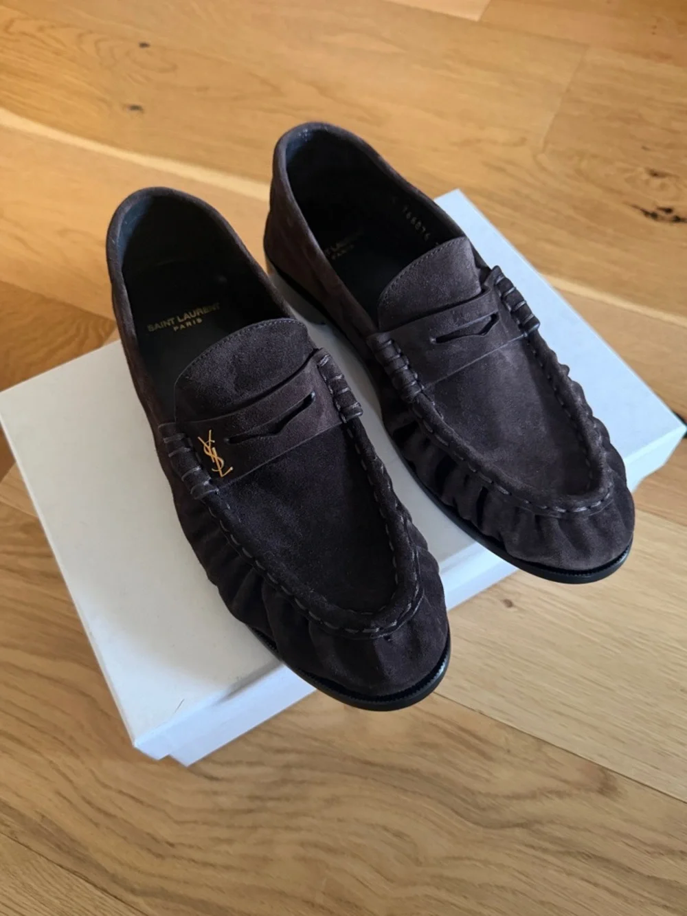 Saint Laurent Suede Le Loafer